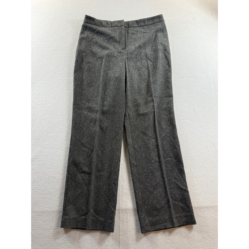 212 Collection Dress Pants Women 12 Charcoal Gray Sparkle Classic Fit 34x29